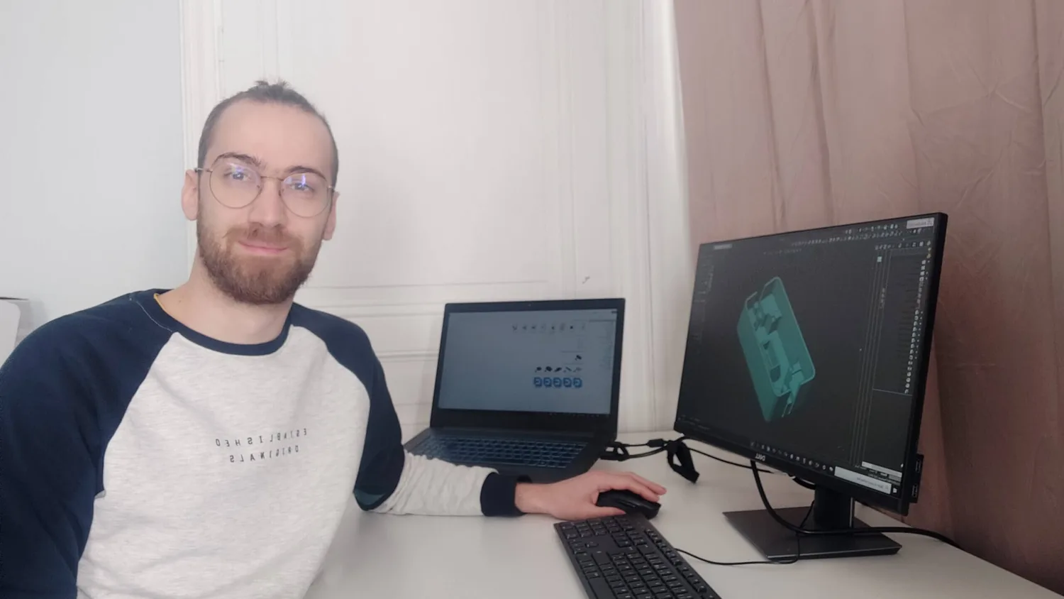 Portret van Nicolas, Product Engineer via T-Level